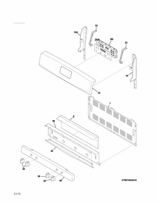 Part Location Diagram of 316606113 Frigidaire PANEL-MANIFOLD
