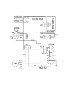 Wiring Diagram Diagram and Parts List for 25370135010  Kenmore Air Conditioner