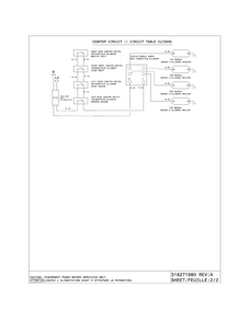 Wiring Diagram Diagram and Parts List for PLCS389ECI  Frigidaire Range