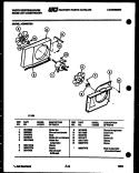 AIR HANDLING PARTS Diagram and Parts List for AC059K7B2  Frigidaire Air Conditioner