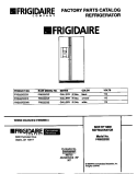 COVER Diagram and Parts List for FRS22ZGEB0  Frigidaire Refrigerator