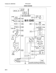Wiring Diagram Diagram and Parts List for FFPD12C2R11  Frigidaire Air Conditioner