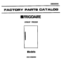 COVER Diagram and Parts List for FFU17M6AW4  Frigidaire Freezer