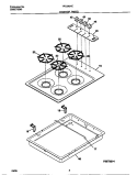 COOKTOP PARTS Diagram and Parts List for TPC3X3XCDA  Tappan Cooktop