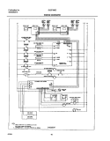 WIRING SCHEMATIC Diagram and Parts List for GLEF396CSB  Frigidaire Range