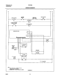 WIRING SCHEMATIC Diagram and Parts List for FEF366ASG  Frigidaire Range