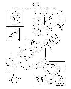 Ice maker Diagram and Parts List for 2537044341D  Kenmore Refrigerator