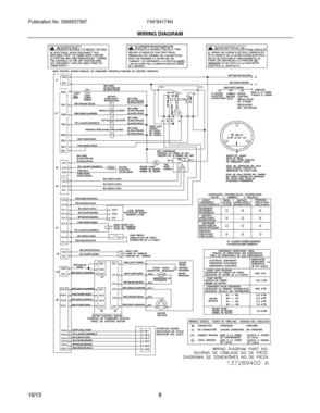 05 - WIRING DIAGRAM Diagram and Parts List for FAFS4174NR1  Frigidaire Washer