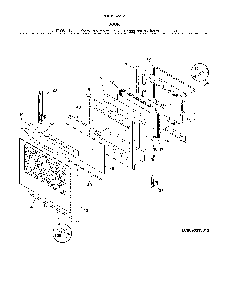 Door Diagram and Parts List for 79094143312  Kenmore Range
