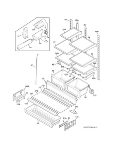 Part Location Diagram of 5304499123 Maytag Service data sheet