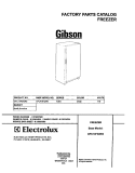 COVER Diagram and Parts List for GFU14F3AW3  Gibson Freezer