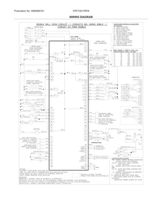Wiring Diagram Diagram and Parts List for FPET3077RFB  Frigidaire Wall Oven