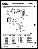 CABINET AND INSTALLATION PARTS Diagram and Parts List for MH310F1QB  Kelvinator Air Conditioner