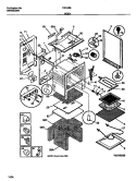 BODY Diagram and Parts List for CEC4S8DXC  Gibson Range