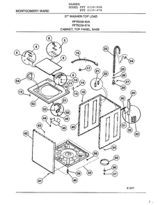 Part Location Diagram of 5303210121 Frigidaire LID