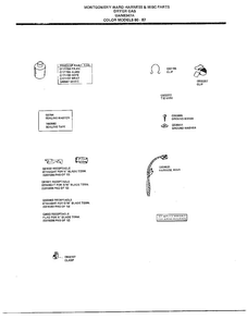 Harness And Misc. Parts Diagram and Parts List for 8347A  Frigidaire Dryer