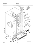 CABINET Diagram and Parts List for FRS23KF7AB5  Frigidaire Refrigerator