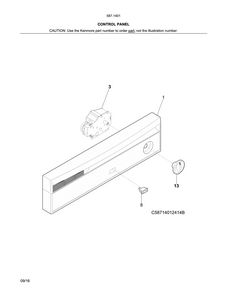 Part Location Diagram of 808376901 Frigidaire SERVICE DATA SHEET