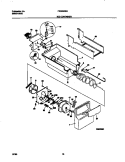 ICE CONTAINER Diagram and Parts List for FRS26ZSGB0  Frigidaire Refrigerator