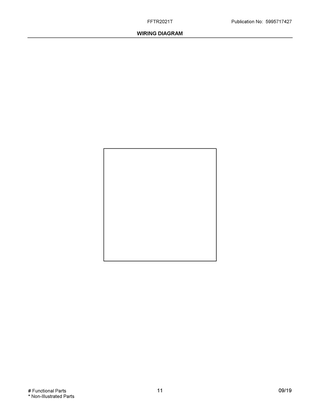 Wiring Diagram Diagram and Parts List for FFTR2021TS4  Frigidaire Refrigerator