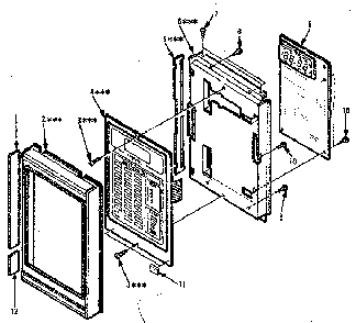 Part Location Diagram of 12628 Maytag Control base