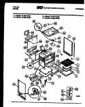 BODY PARTS Diagram and Parts List for 30-4997-23-03  Tappan Range