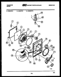DOOR PARTS Diagram and Parts List for DGDFL2  Frigidaire Dryer