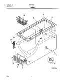 CABINET Diagram and Parts List for GFC15D4GW1  Gibson Freezer