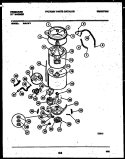 TUB DETAIL Diagram and Parts List for WALL1  Frigidaire Washer