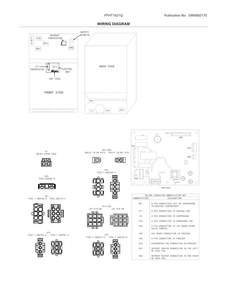 Wiring Diagram Diagram and Parts List for FFHT1621QS5  Frigidaire Refrigerator
