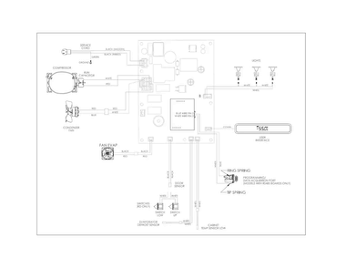 Wiring Diagram Diagram and Parts List for EI24RD10QS0  Electrolux Refrigerator
