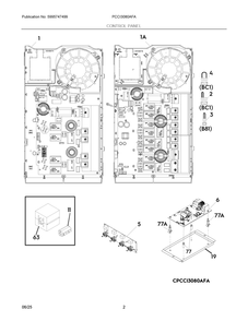 Part Location Diagram of 5304537991 Frigidaire CONTROL-ELECTRICAL