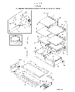 Shelves Diagram and Parts List for 25370417412  Kenmore Refrigerator