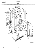 CABINET Diagram and Parts List for FRS26ZGEB4  Frigidaire Refrigerator