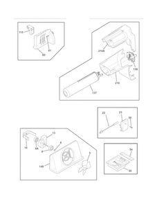 Controls Diagram and Parts List for FGUS2632LE2  Frigidaire Refrigerator