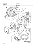 ICE MAKER Diagram and Parts List for WRS23W0AW1  Westinghouse Refrigerator