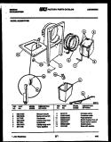 WATER AND CONDENSING PARTS Diagram and Parts List for MC25S7GYNB  Gibson Dehumidifier