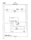 WIRING SCHEMATIC Diagram and Parts List for FEF326AQF  Frigidaire Range