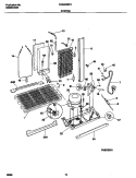 SYSTEM Diagram and Parts List for FRS20WRHW1  Frigidaire Refrigerator