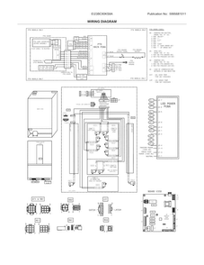 Wiring Schematic Diagram and Parts List for EI23BC80KS8A  Electrolux Refrigerator