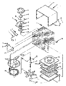 Cavity Parts-b Diagram and Parts List for 5648698510  Kenmore Microwave
