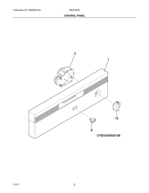 Part Location Diagram of 5304512804 Frigidaire HARNESS