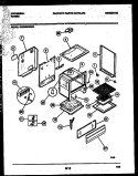 BODY PARTS Diagram and Parts List for CE300SP2Y1  Frigidaire Range
