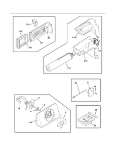 Controls Diagram and Parts List for FGHC2335LP4  Frigidaire Refrigerator