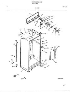 Electrical Equipment Page 7 Diagram and Parts List for 95-2162  Frigidaire Refrigerator