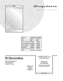 COVER Diagram and Parts List for GLD4355RFB2  Frigidaire Dishwasher