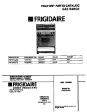 COVER Diagram and Parts List for FGF374CCBG  Frigidaire Range