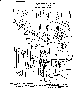 Control Panel Parts Diagram and Parts List for 5649978012  Kenmore Microwave
