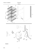 SYSTEM Diagram and Parts List for FFU09K0FW2  Frigidaire Freezer