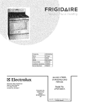 COVER Diagram and Parts List for LPGF3091KSA  Frigidaire Range